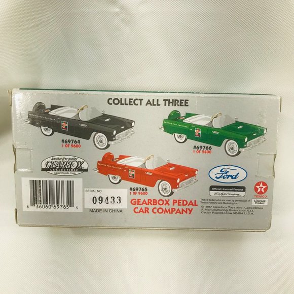 Gearbox Vintage Texaco Sky Chief 1956 Ford Thunderbird Serial #09433 Pedal Car - Picture 6 of 11